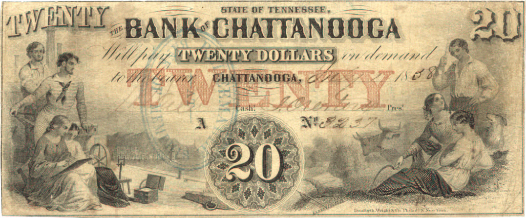 Bk Chattanooga $20 G-105